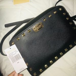 Micheal Kors studded crossbody